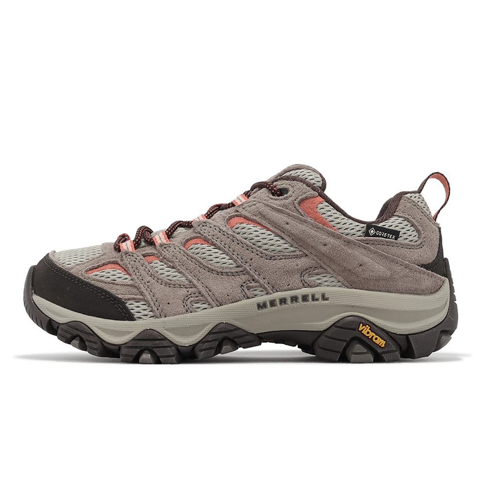 (女)【MERRELL】 MOAB 3 GORE-TEX 防水健行鞋 -拿鐵棕 ML500230-細節圖6