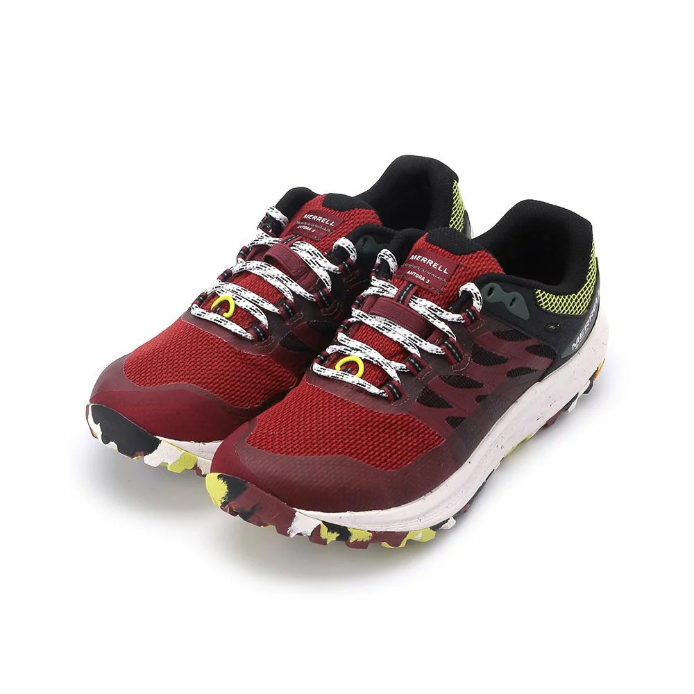 *過季出清*(女)【MERRELL】ANTORA 3 GTX 防水越野鞋(黃金大底)-深紅 ML067814-細節圖3