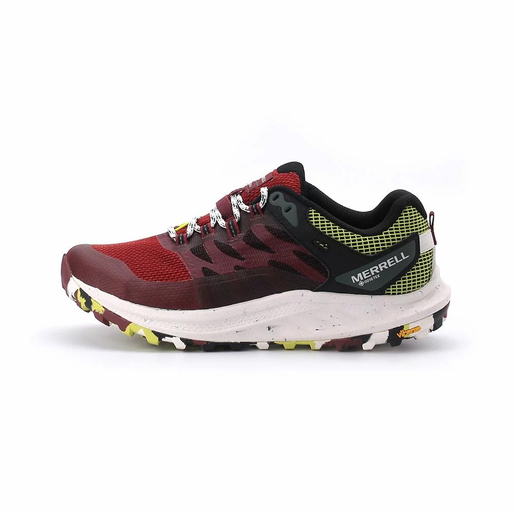 *過季出清*(女)【MERRELL】ANTORA 3 GTX 防水越野鞋(黃金大底)-深紅 ML067814-細節圖2