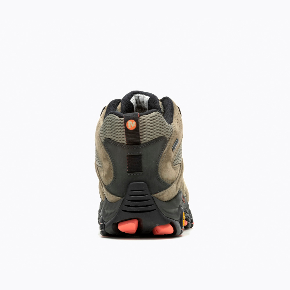 (女)【MERRELL】MOAB 3 MID GTX防水登山健行鞋-橄欖綠 ML036310-細節圖4