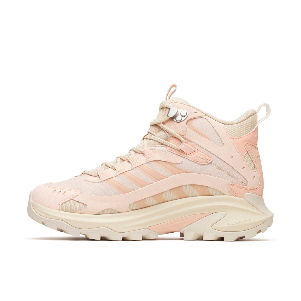 (女)【MERRELL】MOAB SPEED 2 MID GTX 輕量戶外高筒靴-淡粉 ML038506-細節圖2