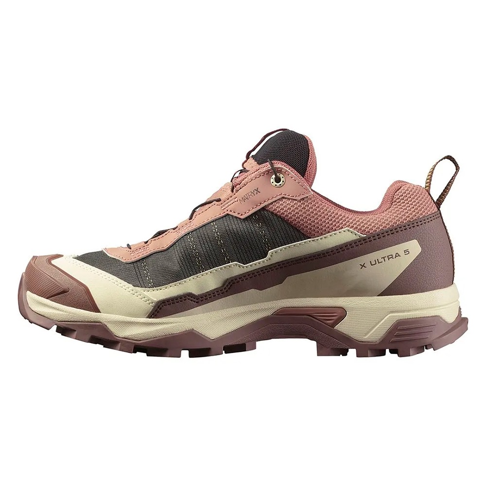 (女)【SALOMON】X ULTRA 5 Gore-tex 低筒登山鞋-棕褐 L47726000-細節圖2