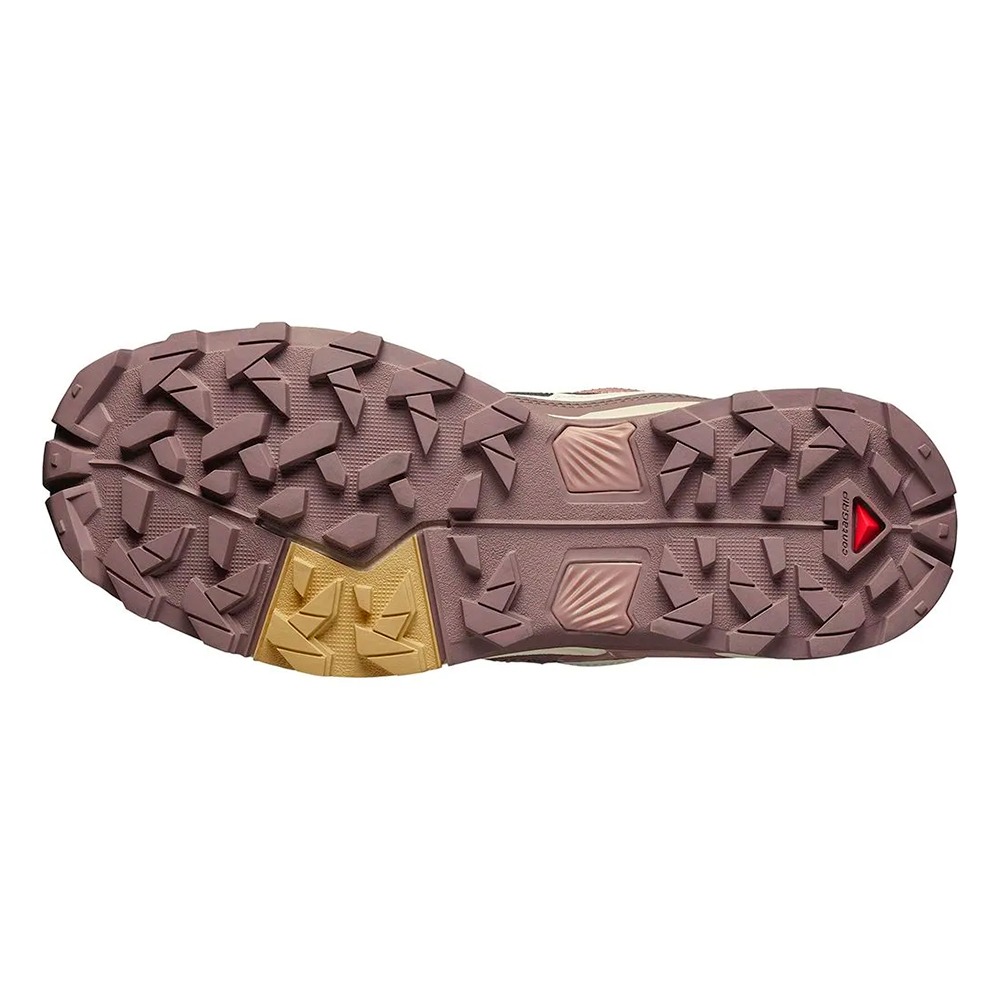 (女)【SALOMON】X ULTRA 5 Gore-tex 低筒登山鞋-棕褐 L47726000-細節圖4