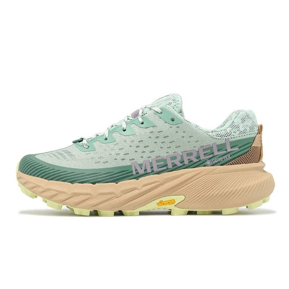 (女)【MERRELL】AGILITY PEAK 5 GTX 輕量戶外防水運動鞋-鼠尾草綠 ML068368-細節圖2