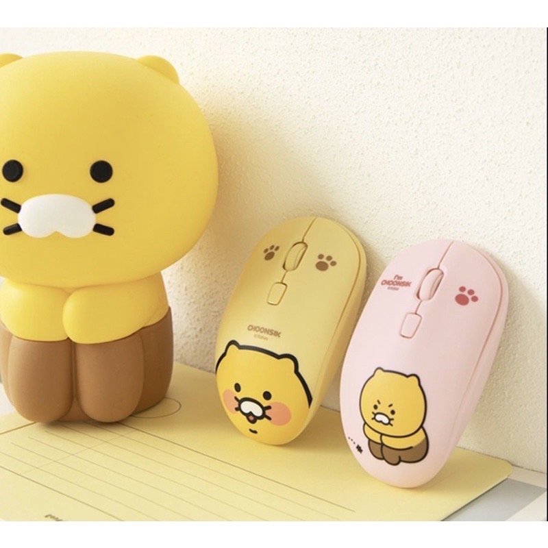 現貨 𝒃𝒊𝒈𝒃𝒐𝒔𝒔ᵏᵒʳᵉᵃ 韓國正品 KAKAO FRIENDS 🇰🇷 春植無線滑鼠-細節圖4