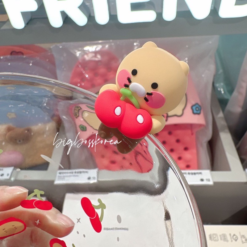 現貨 𝒃𝒊𝒈𝒃𝒐𝒔𝒔ᵏᵒʳᵉᵃ 韓國正品 KAKAO FRIENDS 🇰🇷 杯掛娃娃玻璃杯(附杯掛-細節圖7
