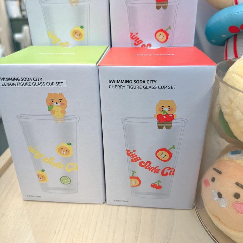現貨 𝒃𝒊𝒈𝒃𝒐𝒔𝒔ᵏᵒʳᵉᵃ 韓國正品 KAKAO FRIENDS 🇰🇷 杯掛娃娃玻璃杯(附杯掛-細節圖8