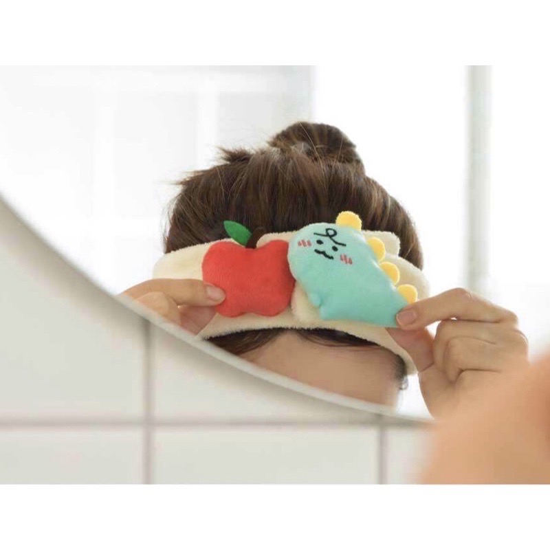 現貨 𝒃𝒊𝒈𝒃𝒐𝒔𝒔ᵏᵒʳᵉᵃ 韓國正品 KAKAO FRIENDS 🇰🇷 JORDY自黏可以調整髮帶-細節圖2