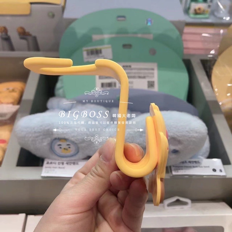 現貨 𝒃𝒊𝒈𝒃𝒐𝒔𝒔ᵏᵒʳᵉᵃ 韓國正品 KAKAO FRIENDS 🇰🇷  車用掛鉤 車用支架 手機平板支架-細節圖5