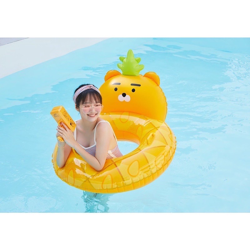 現貨 𝒃𝒊𝒈𝒃𝒐𝒔𝒔ᵏᵒʳᵉᵃ 韓國正品 KAKAO FRIENDS 🇰🇷 夏日戲水泳圈 浮板 海灘球-細節圖4