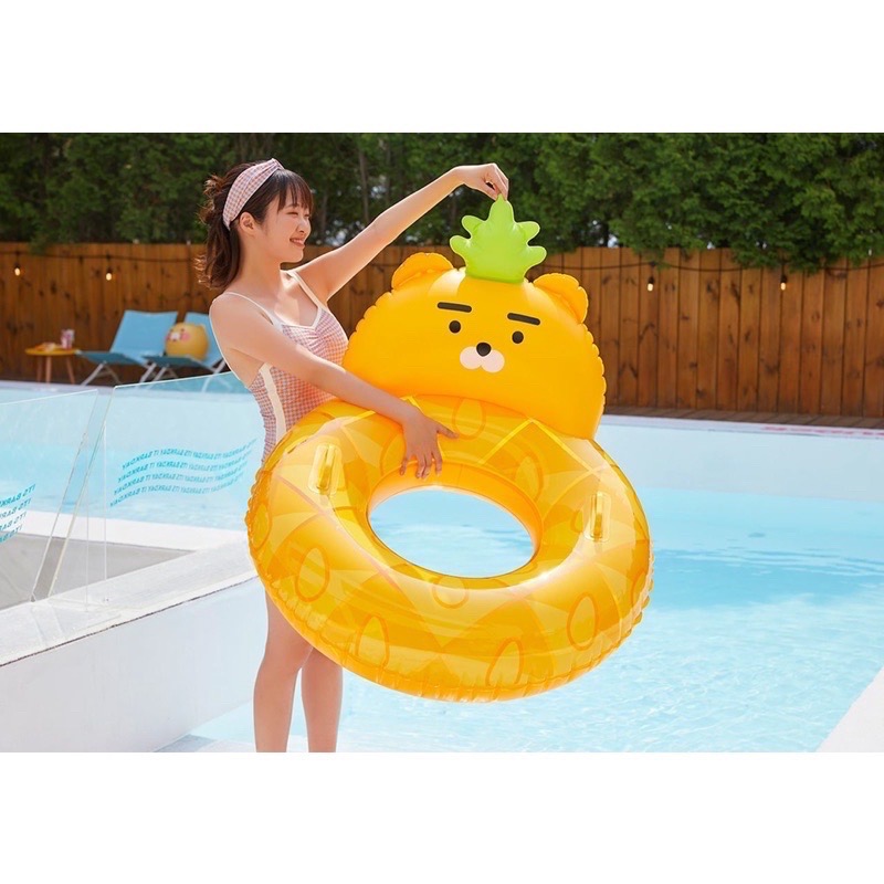 現貨 𝒃𝒊𝒈𝒃𝒐𝒔𝒔ᵏᵒʳᵉᵃ 韓國正品 KAKAO FRIENDS 🇰🇷 夏日戲水泳圈 浮板 海灘球-細節圖5