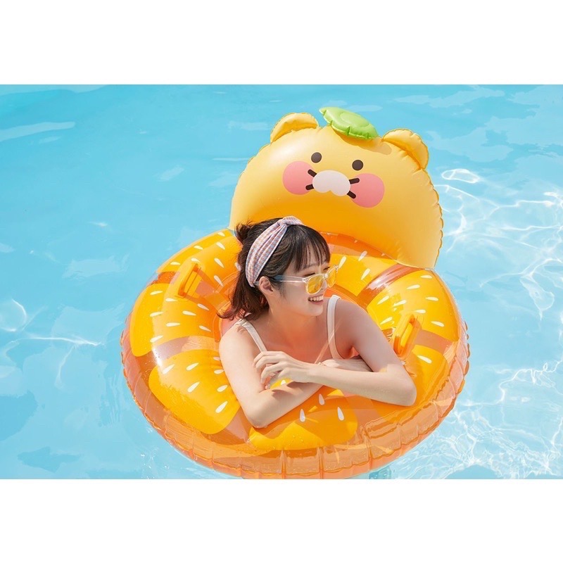 現貨 𝒃𝒊𝒈𝒃𝒐𝒔𝒔ᵏᵒʳᵉᵃ 韓國正品 KAKAO FRIENDS 🇰🇷 夏日戲水泳圈 浮板 海灘球-細節圖6