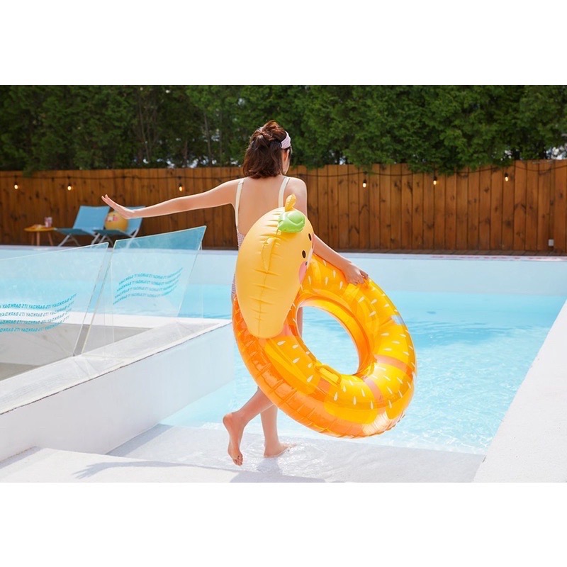 現貨 𝒃𝒊𝒈𝒃𝒐𝒔𝒔ᵏᵒʳᵉᵃ 韓國正品 KAKAO FRIENDS 🇰🇷 夏日戲水泳圈 浮板 海灘球-細節圖7