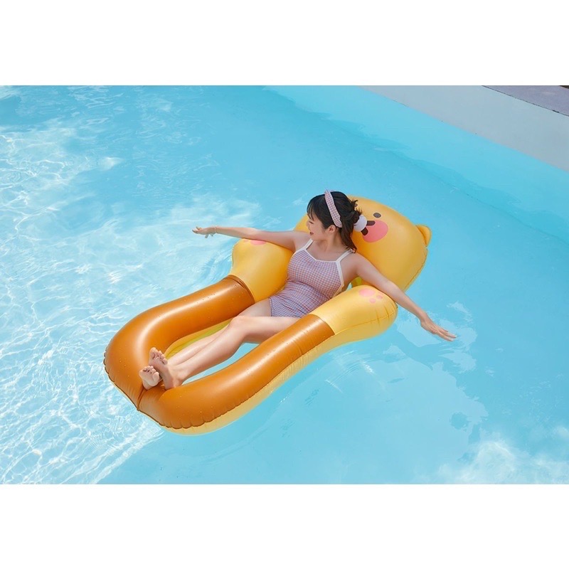 現貨 𝒃𝒊𝒈𝒃𝒐𝒔𝒔ᵏᵒʳᵉᵃ 韓國正品 KAKAO FRIENDS 🇰🇷 夏日戲水泳圈 浮板 海灘球-細節圖9