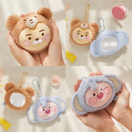 ᵏᵒʳᵉᵃ 韓國正品 KAKAO FRIENDS COTTON FRIENDS Q毛手拿鏡吊飾