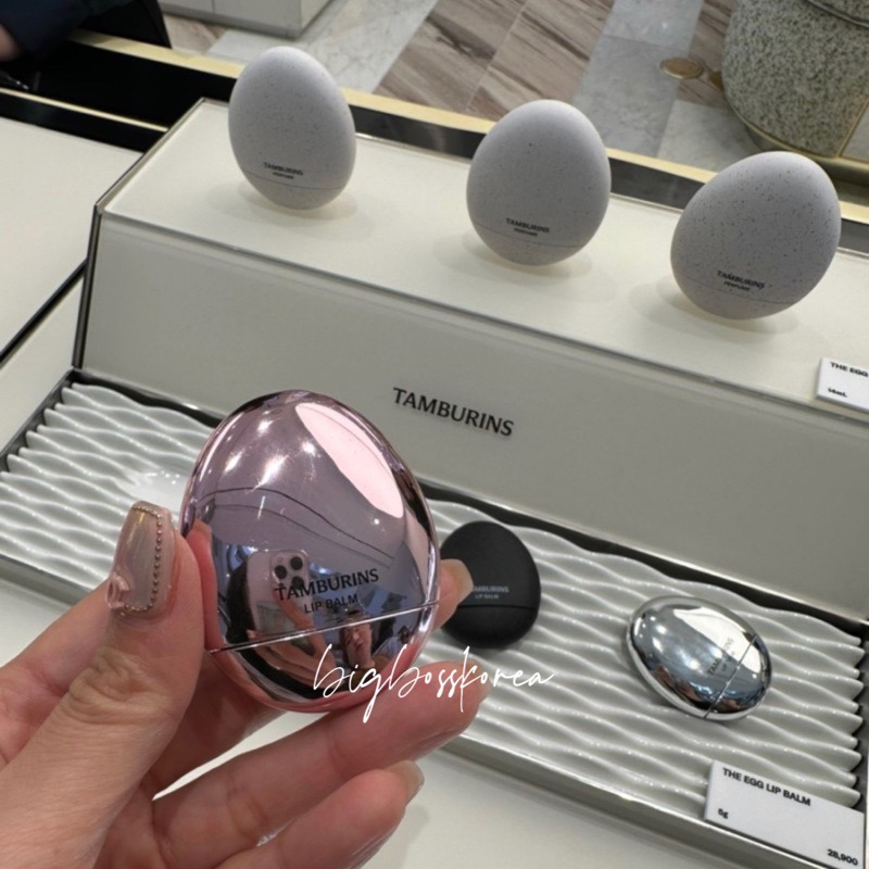 現貨 𝒃𝒊𝒈𝒃𝒐𝒔𝒔ᵏᵒʳᵉᵃ 韓國正品 tamburins 🇰🇷 蛋形香氛護唇膏 蛋型香水-細節圖3