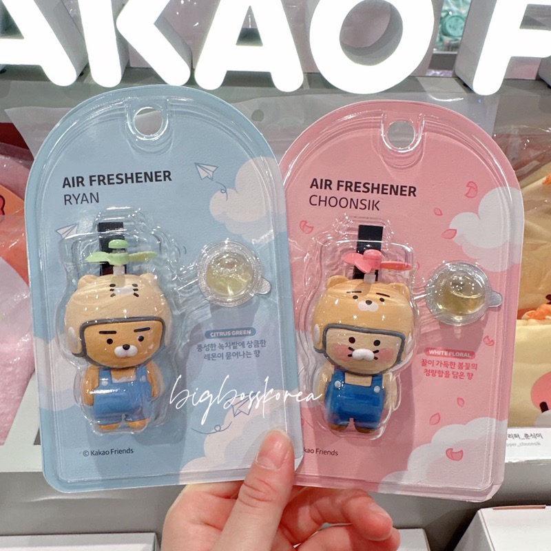 現貨 𝒃𝒊𝒈𝒃𝒐𝒔𝒔ᵏᵒʳᵉᵃ 韓國正品 KAKAO FRIENDS 🇰🇷 可旋轉的竹蜻蜓車用擴香 車-細節圖2