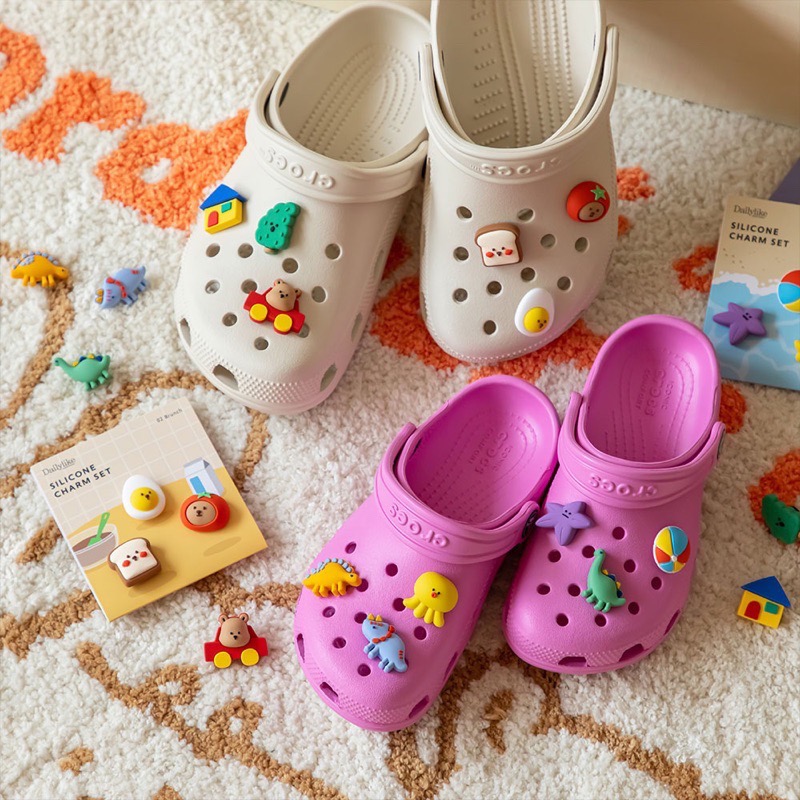 現貨 𝒃𝒊𝒈𝒃𝒐𝒔𝒔ᵏᵒʳᵉᵃ 韓國正品 🇰🇷 洞洞鞋鞋扣 CROCS鞋扣 洞洞鞋飾品-細節圖8