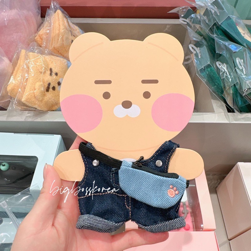 現貨 𝒃𝒊𝒈𝒃𝒐𝒔𝒔ᵏᵒʳᵉᵃ 韓國正品 KAKAO FRIENDS 🇰🇷 臉頰紅紅系列娃娃衣服-細節圖2