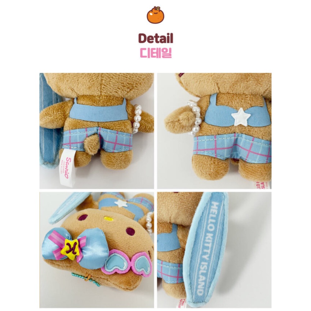 濟州限定衝浪KITTY吊飾 濟州限定衝浪KITTY吊飾-細節圖2