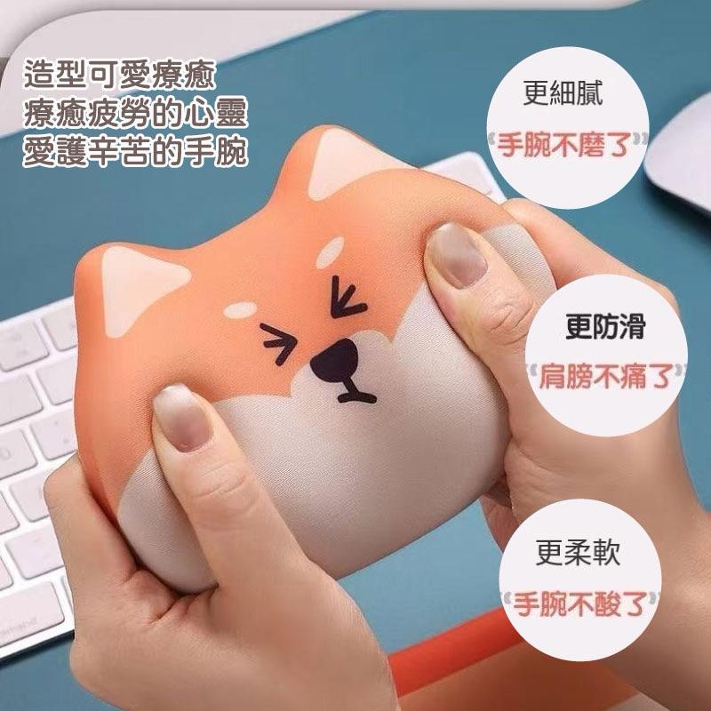 【粿女兒商行】🔥現貨 可愛柴犬矽膠滑鼠手拖-細節圖3