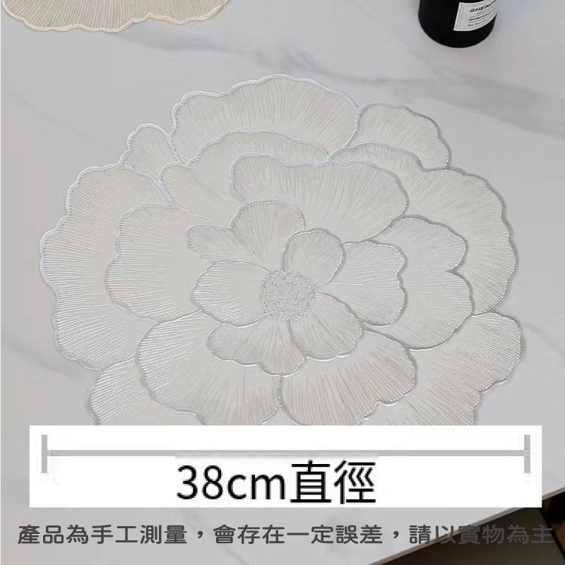 【粿女兒商行】🔥現貨 輕奢典雅牡丹花餐墊 杯墊 碗墊 桌墊-細節圖4