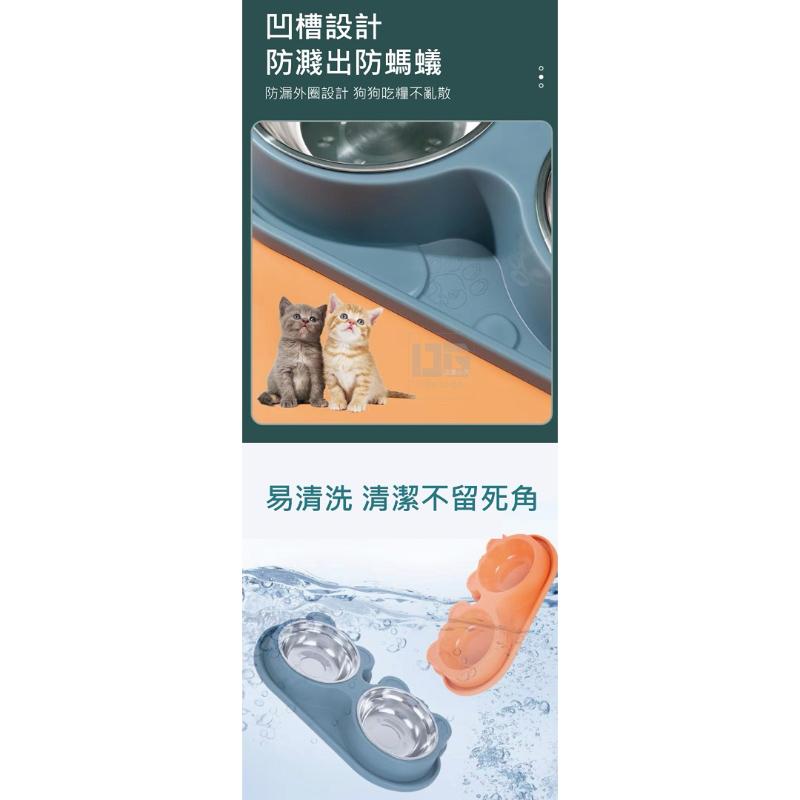 【粿女兒商行】🔥現貨 熊造型分離設計寵物雙碗-細節圖2