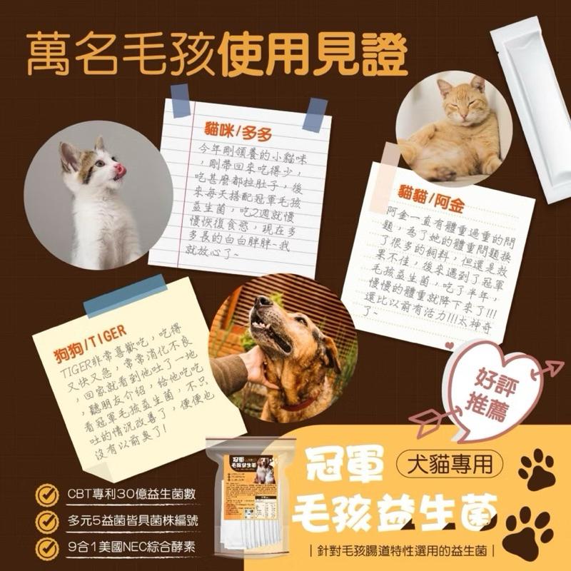 【粿女兒商行】🔥現貨 冠軍毛孩益生菌 （2g*33包）毛小孩專屬的腸胃道保健-細節圖2