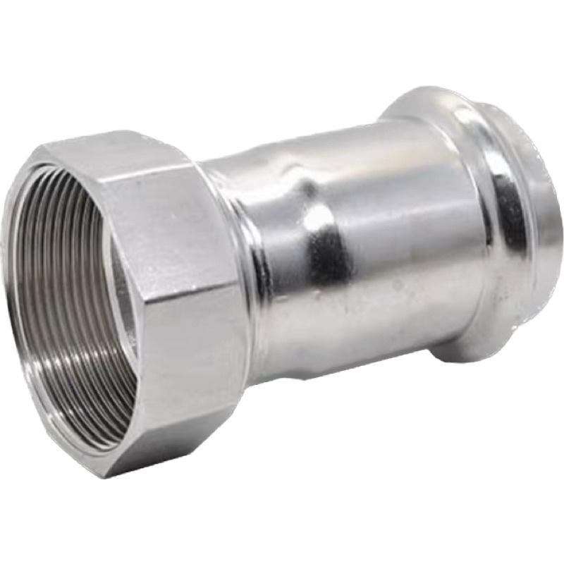 《耐士水電材料》雙壓接另件，4分不鏽鋼壓接管件-細節圖8