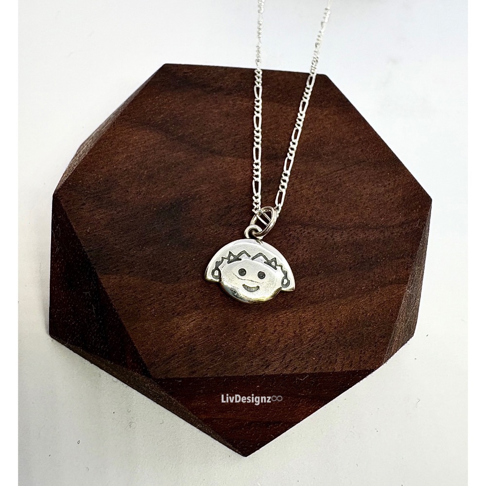 LivDesignz 現貨 925純銀義大利項鍊 925純銀櫻桃小丸子項鍊 直徑約1.5公分-細節圖2