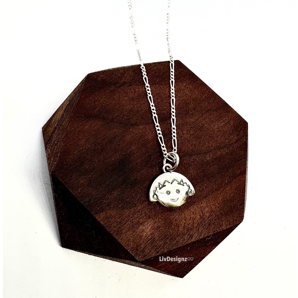 LivDesignz 現貨 925純銀義大利項鍊 925純銀櫻桃小丸子項鍊 直徑約1.5公分-細節圖3