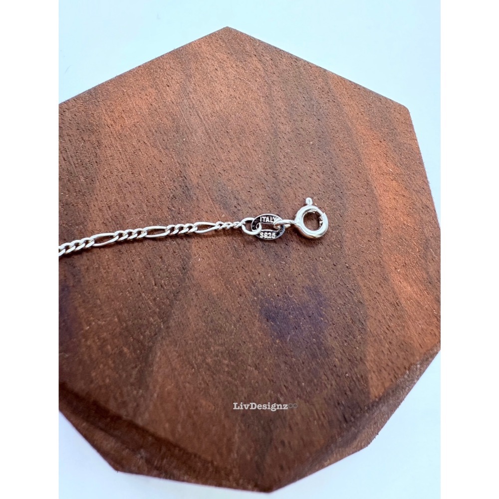 LivDesignz-925純銀項鍊-義大利純銀項鍊-設計感925純銀漩渦項鍊🌀-細節圖5