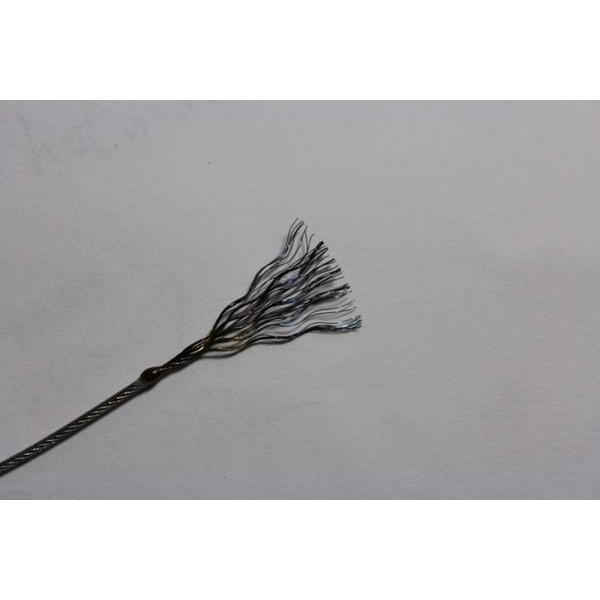 白帶 7X7包尼龍  不銹鋼 軟鋼絲線 1mm  1米 7元 賣完為止-細節圖2