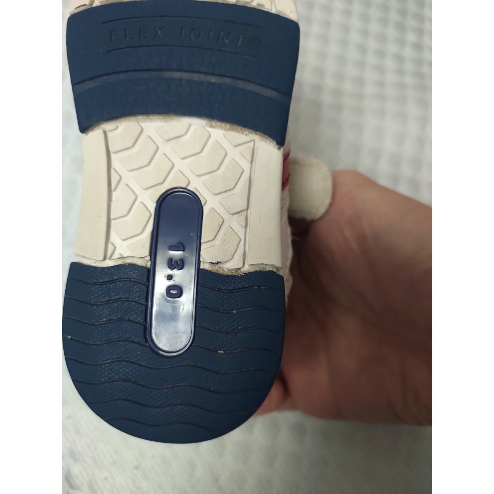 MOONSTAR 月星HI系列高筒護踝機能童鞋冠軍款-藍-二手-細節圖3