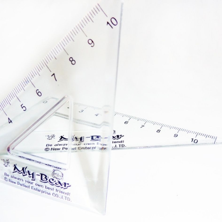 UBILIN優比霖 三角尺 2入 超值組 三角板組 製圖三角板 角度尺 尺 文具用品 學生文具 三角尺 量角器-細節圖2