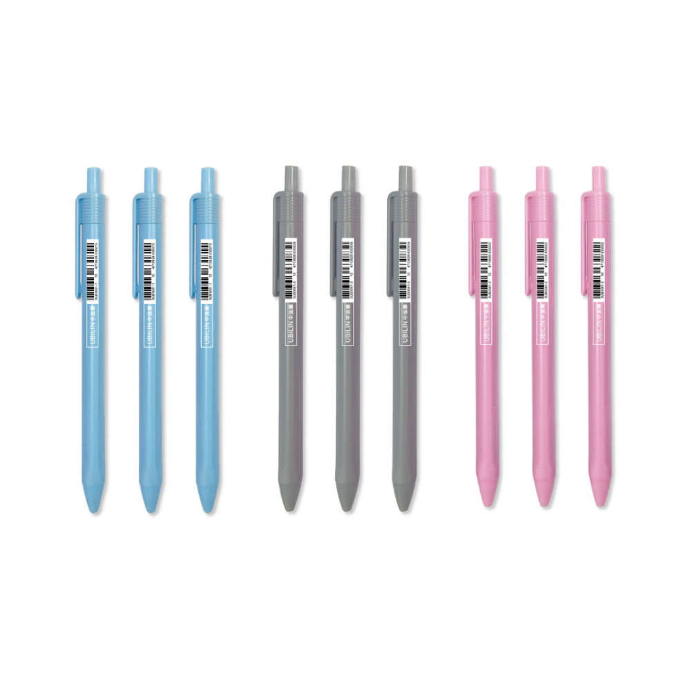 UBILIN優筆霖 0.7自動中性筆 原子筆 馬卡龍色 0.7原子筆 筆 黑筆 藍筆 紅色原子筆 新全文具-細節圖3