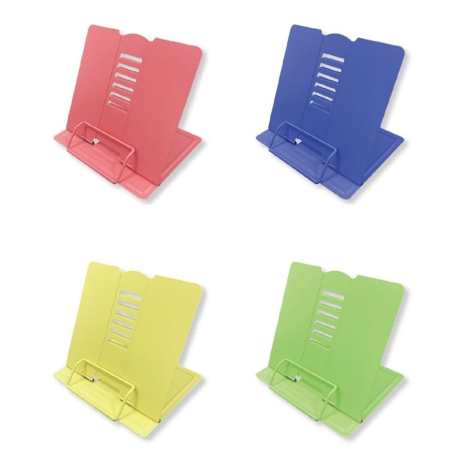 UBILIN優筆霖 台灣現貨 書架 看書架 馬卡龍色書架 新全文具 書擋 立架 文具 辦公用品 鐵製書架-細節圖3