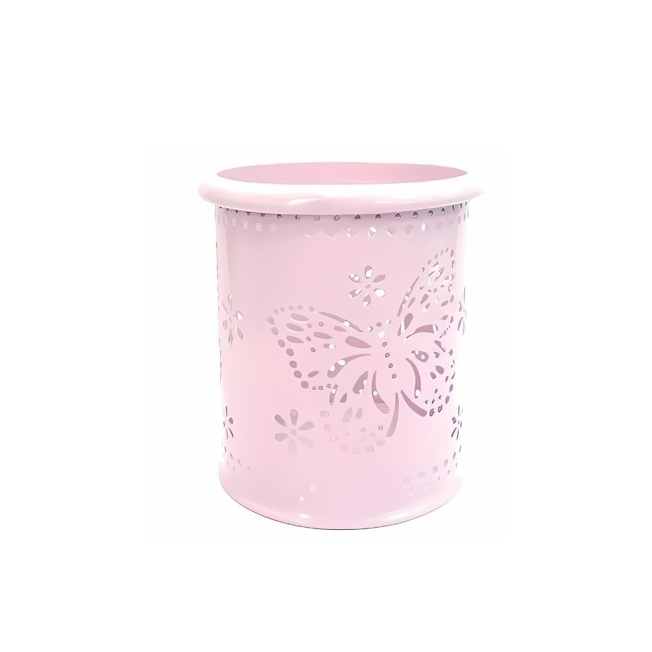 UBILIN優筆霖 蝴蝶筆筒 鉛筆筒 馬卡龍筆筒 收納筒 桌面收納 辦公用品 筆筒 鐵質筆筒 圓形筆筒 文具收納-細節圖6