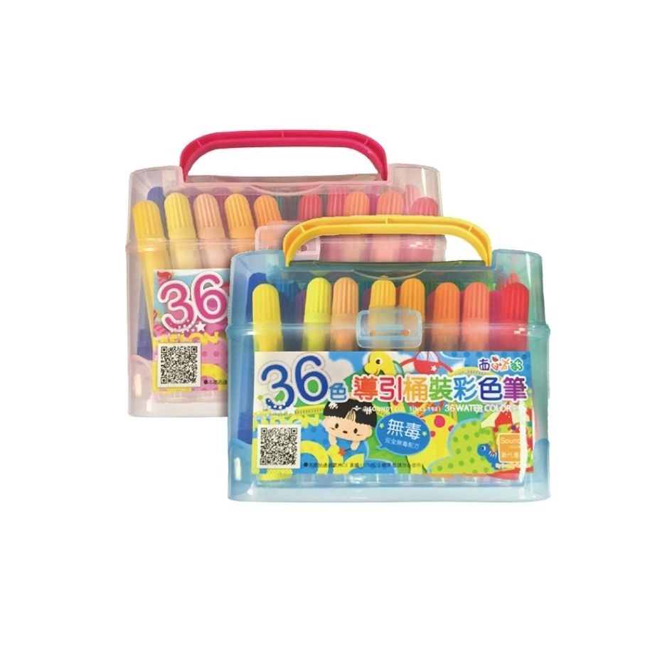 UBILIN 優比霖 可水洗彩色筆 西瓜太郎 彩色筆 筆 水洗 24色 三合一彩色筆 文具 彩繪 繪畫用具-規格圖7