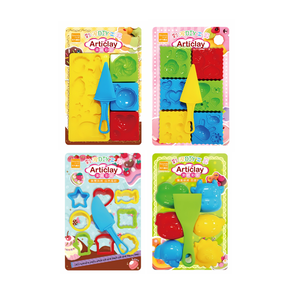 彩泥模型工具組 UBILIN優筆霖 隔日到貨 黏土工具組 兒童黏土 黏土工具組 共6款 黏土工具 辦家家酒 黏土 彩泥-細節圖3