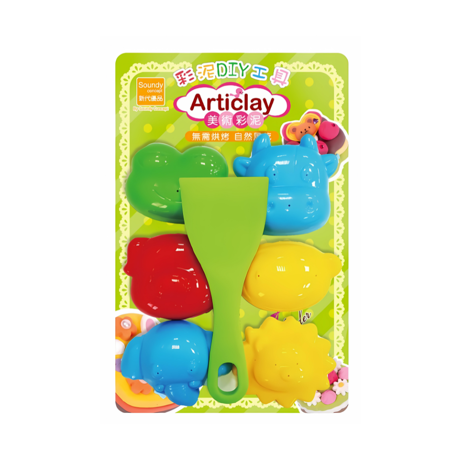 彩泥模型工具組 UBILIN優筆霖 隔日到貨 黏土工具組 兒童黏土 黏土工具組 共6款 黏土工具 辦家家酒 黏土 彩泥-細節圖9