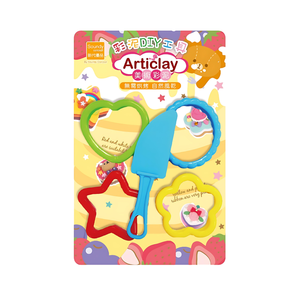 彩泥模型工具組 UBILIN優筆霖 隔日到貨 黏土工具組 兒童黏土 黏土工具組 共6款 黏土工具 辦家家酒 黏土 彩泥-規格圖11