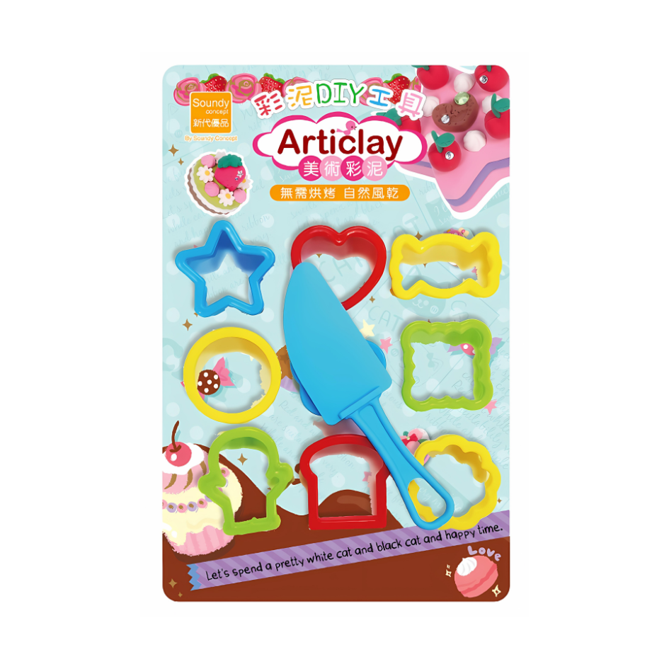 彩泥模型工具組 UBILIN優筆霖 隔日到貨 黏土工具組 兒童黏土 黏土工具組 共6款 黏土工具 辦家家酒 黏土 彩泥-規格圖11