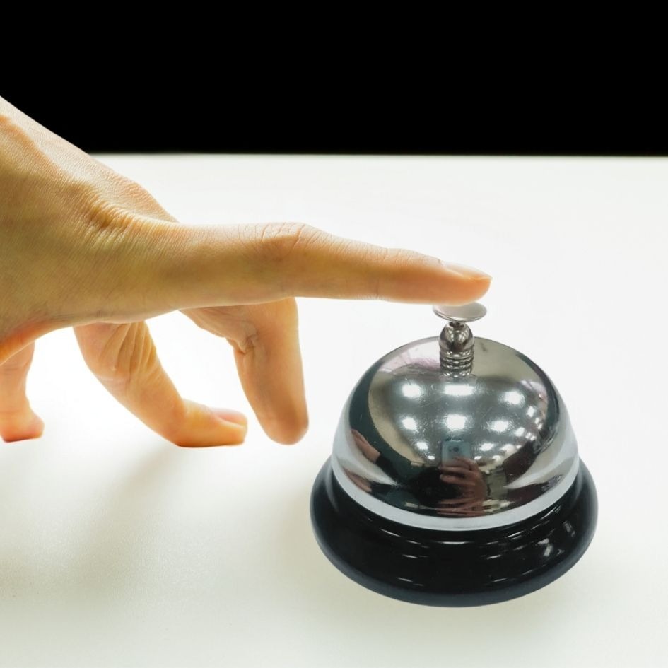 UBILIN優筆霖 日式按鈴 提醒鈴 響鈴 搶答鈴 叫人按鈴 不鏽鋼餐鈴 餐鈴 服務鈴 呼叫鈴 酒吧鈴 按鈴-細節圖2