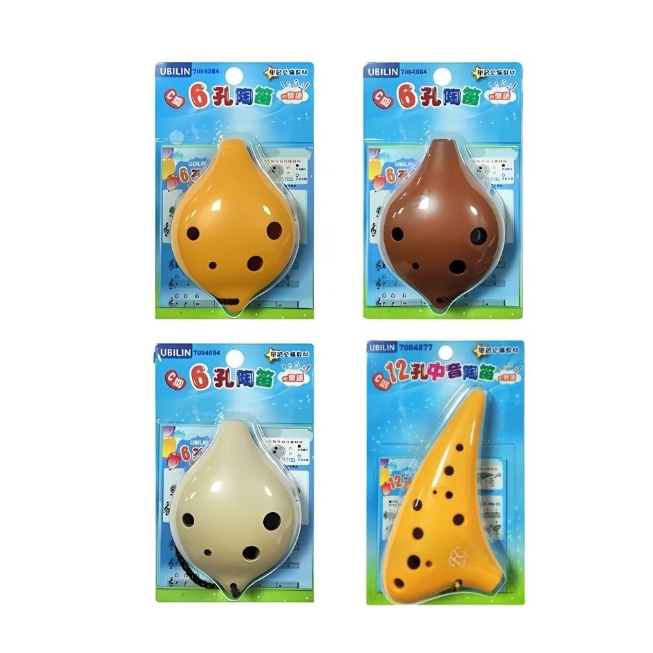 UBILIN優筆霖 陶笛 12孔中音陶笛 贈樂譜 安全認證 6孔陶笛 中音陶笛 音樂課 新全文具-細節圖5