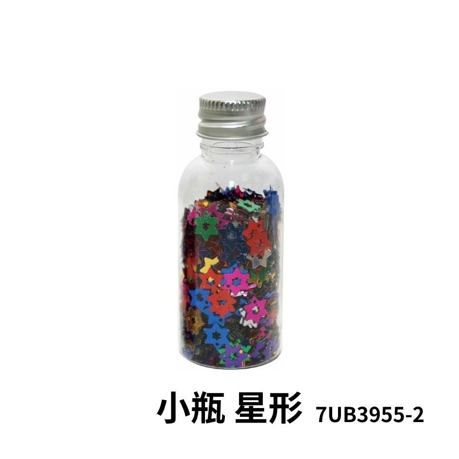卡勒富亮片 優筆霖亮片 鋁蓋亮片罐 亮片 香豆 美勞 手工藝材料 派對佈置 閃亮配件 小亮片 大亮片-規格圖4