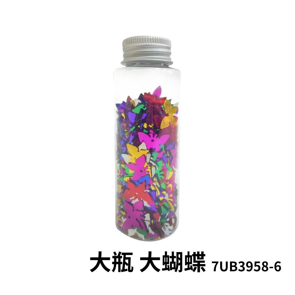 卡勒富亮片 優筆霖亮片 鋁蓋亮片罐 亮片 香豆 美勞 手工藝材料 派對佈置 閃亮配件 小亮片 大亮片-規格圖4