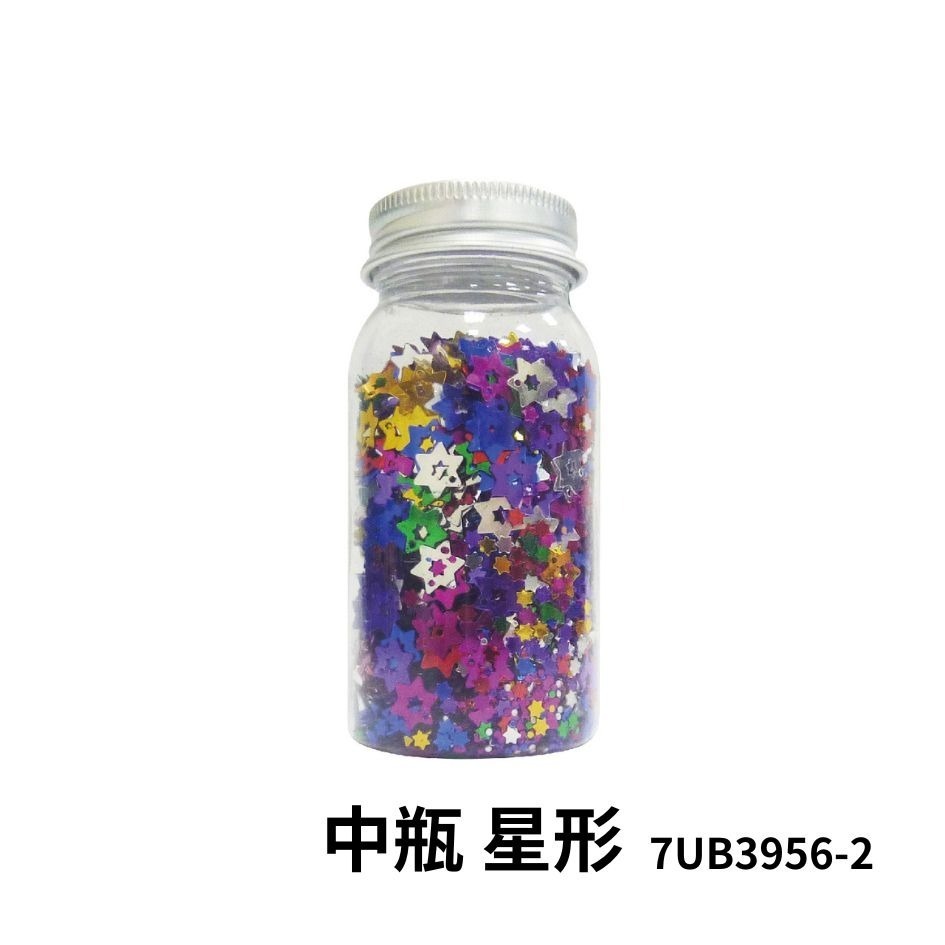 卡勒富亮片 優筆霖亮片 鋁蓋亮片罐 亮片 香豆 美勞 手工藝材料 派對佈置 閃亮配件 小亮片 大亮片-規格圖4