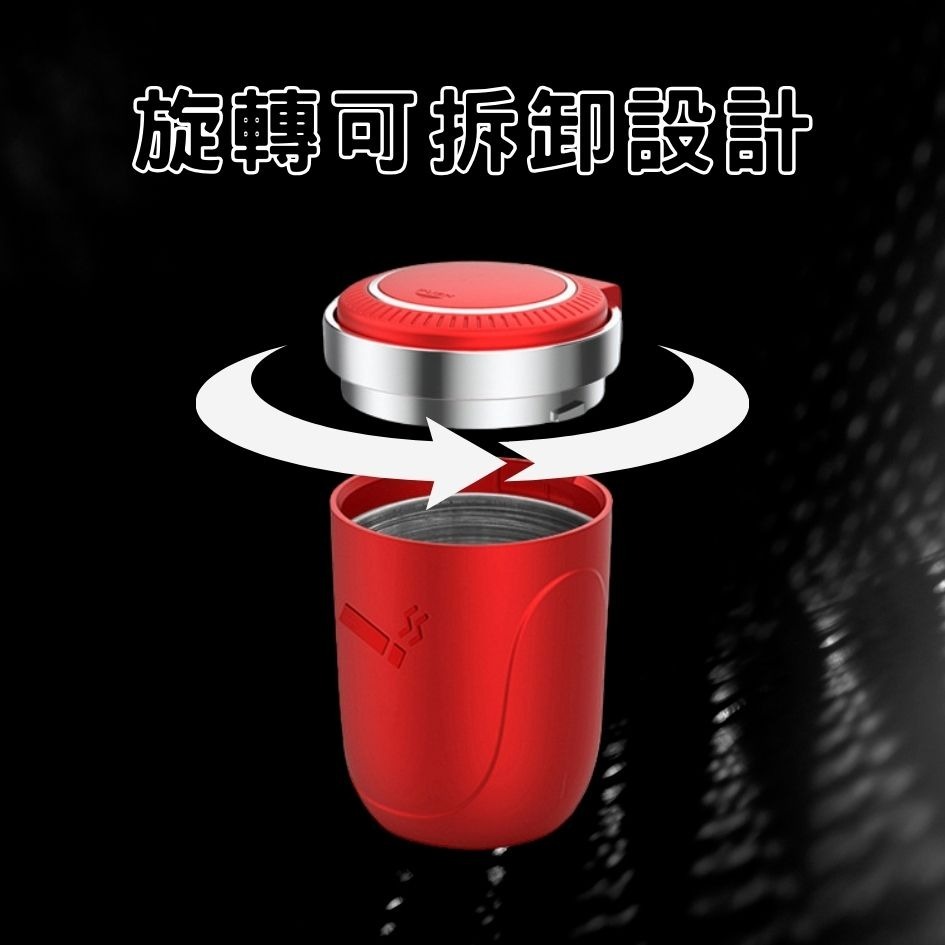 帶蓋LED車用菸灰缸 隔日到貨⚡️ LED燈 便攜式菸灰桶 汽車菸灰缸 車用煙灰缸 車用菸灰杯 置物桶 煙灰缸 小收納盒-細節圖8