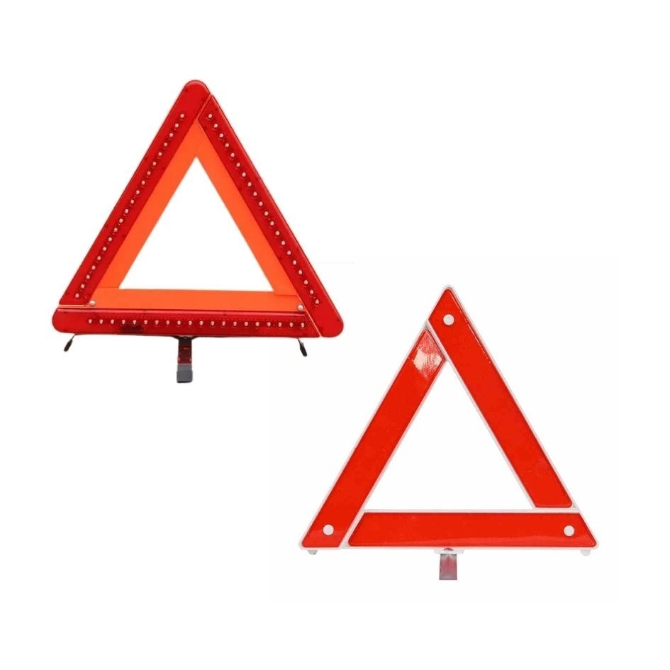 LED警示三角架 LED三角警示燈 折疊三角警示牌 反光警示架 閃爍燈 汽車三腳架 三角警示牌 三角警示燈 警告牌-細節圖7